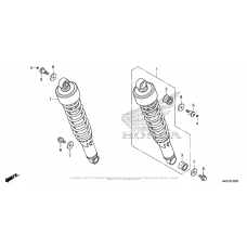 Rear shock absorber (1)