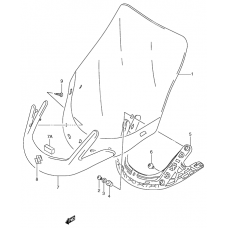 Wind screen              

                  An650k3/k4/ak4/k5