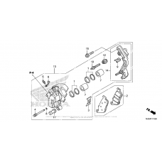 Front brake caliper (1)