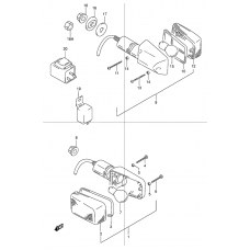 Turnsignal front & rear lamp