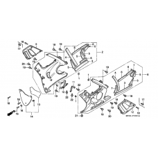 Lower cowl              

                  CBR600FS/3S/T/3T/SET
