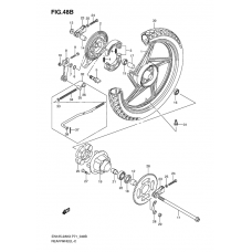 Rear wheel complete assy              

                  En125-2ak7/-2ak8