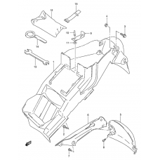 Rear fender              

                  Model w/x/y/k1