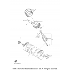 Crankshaft piston