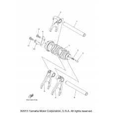 Shift cam fork