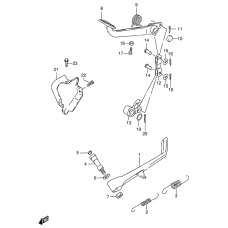 Prop stand - rear brake