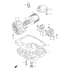 Oil filter - oil pump