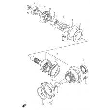 Secondary drive gear