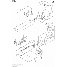 Выхлопная система (Vl800Cl4 E28)