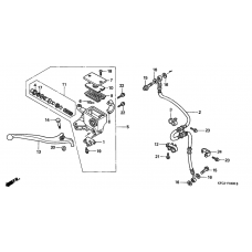 Fr. brake master cylinder