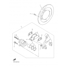 REAR BRAKE CALLIPER