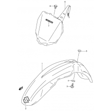 Front fender              

                  Model k4/k5/k6