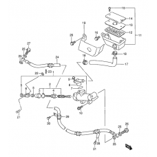 Rear master cylinder              

                  Model w/x/y/k1