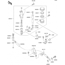 Rear master cylinder