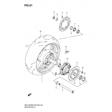 Rear wheel complete assy              

                  Model k8/k9