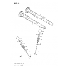 Camshaft - valve