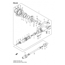 Propeller shaft - final drive gear