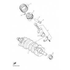 Crankshaft piston