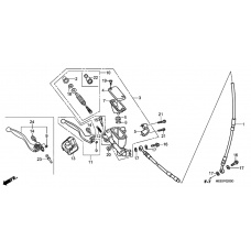 Fr. brake master cylinder