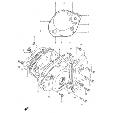 Crankcase cover ass`y (v