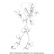 Front master cylinder