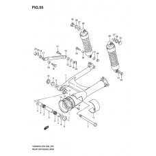 Rear swinging arm