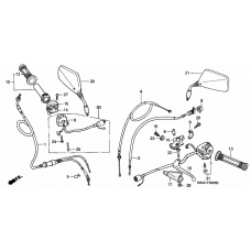 Handle lever/switch/cable