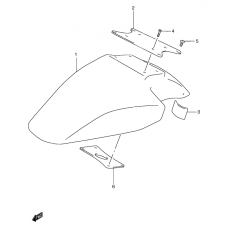 Front fender              

                  Gsf1200st/sv/sav/sw/saw/sx/sax/sy/say