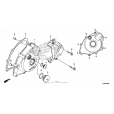 Left crankcase cover