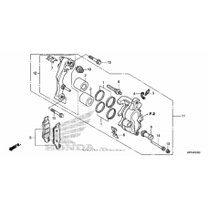 Front brake caliper