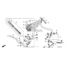 Front brake master cylinder