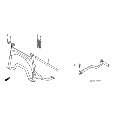 Kick starter arm/stand