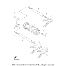 Shift cam fork