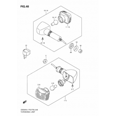 Turnsignal front & rear lamp              

                  Gs500h p28