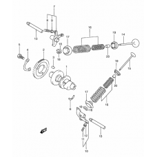 Cam shaft/valve