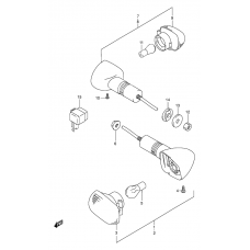 Turnsignal front & rear lamp              

                  E24