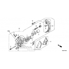 Front brake caliper (1)