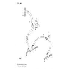 Front brake hose