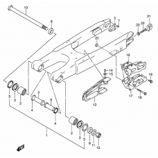 Rear swinging arm              

                  Model k5/k6