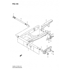 Rear swinging arm