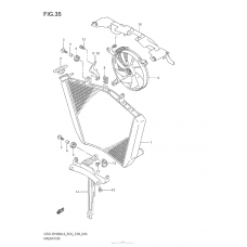Радиатор (Gsx-R1000L3 E28)