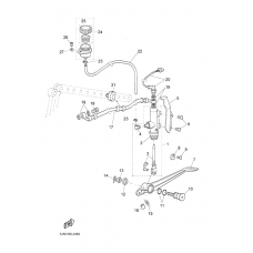 Rear master cylinder