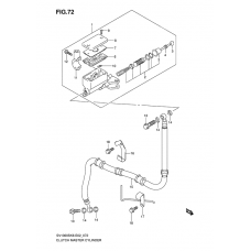 Clutch master cylinder              

                  Sv1000k6/u1k6/u2k6/k7/u2k7