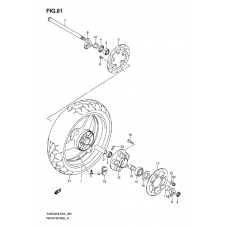 Rear wheel complete assy              

                  Sv650k8/uk8/sk8/suk8/k9/uk9/sk9/suk9/sl0/sul0