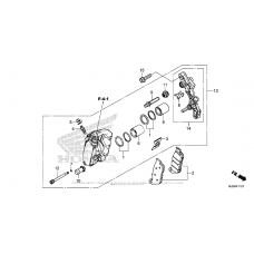 Front brake caliper (2)