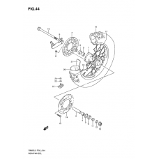 Rear wheel complete assy              

                  Rm85l2 p03