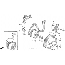 Left crankcase cover