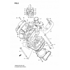 Cylinder head              

                  Front