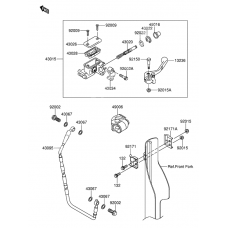 Front master cylinder