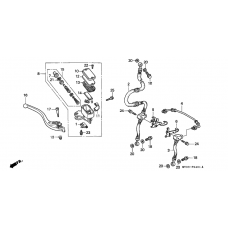 Fr. brake master cylinder